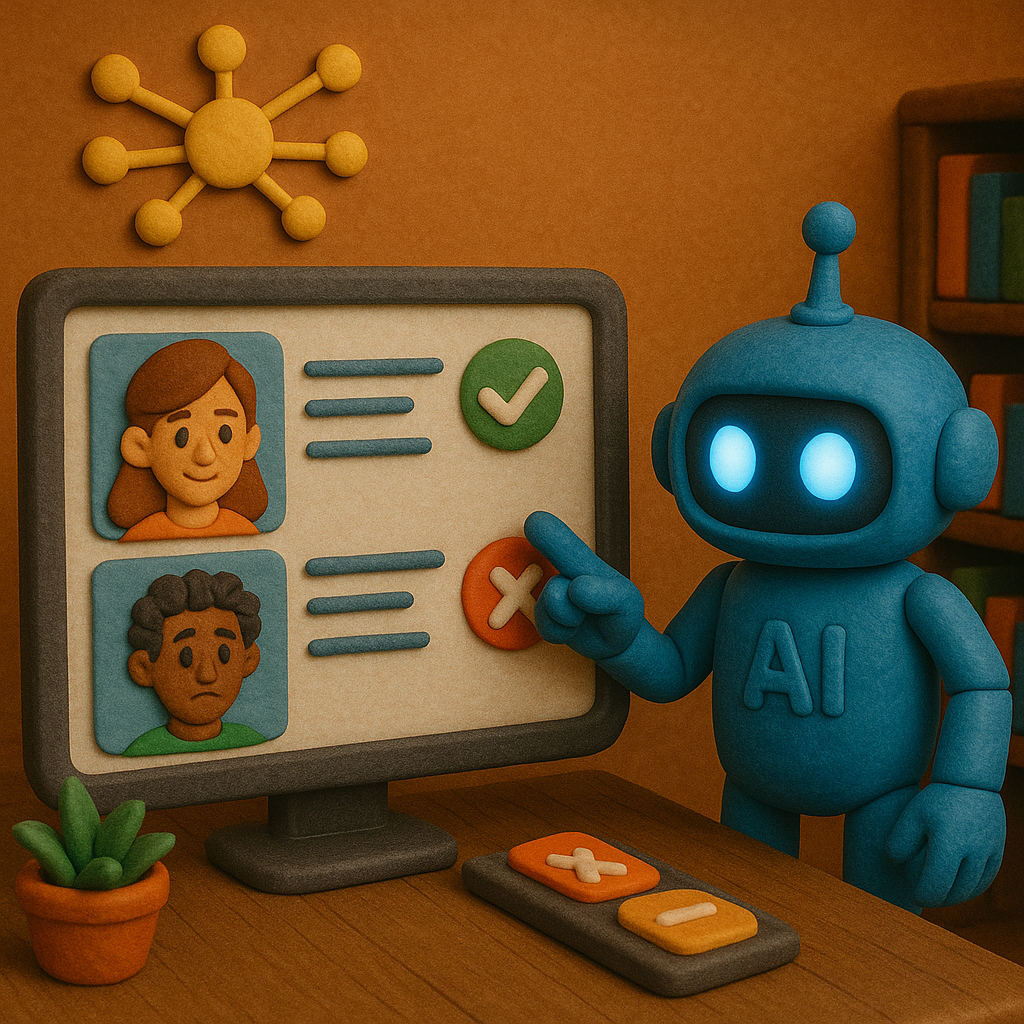 How do transparent AI scoring systems increase recruiter trust and effectiveness? - AI resume screening software dashboard showing candidate analysis and matching scores