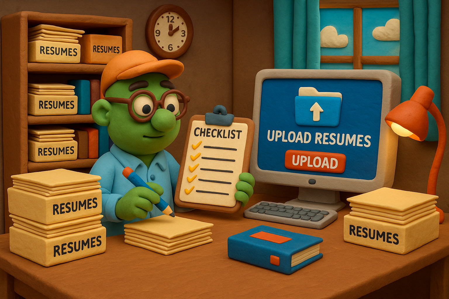 The Recruiter's Checklist Before Uploading Bulk Resumes - AI resume screening software dashboard showing candidate analysis and matching scores